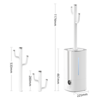 Humidificateur d'air 10L à remplissage supérieur Affichage LCD Diffuseur d'huile essentielle Humidificateurs Télécommande Humidificateur à ultrasons