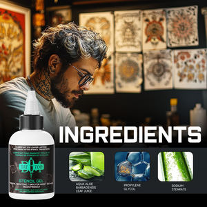 Tatuaggio professionale Stencil Gel magico più duraturo Stencil stampante trasparente Gel trasferimento crema per il tatuaggio - Product Image 2