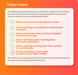 Audífono Bluetooth JINGHAO Profesional, Impermeable IP68, Recargable, con Cancelación <span class=keywords><strong>de</strong></span> Ruido, Digital y Auto Programable - Product Image 4