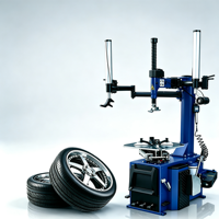 Démonte-pneus automatique avec deux bras d'assistance, jantes de 10 à 24 pouces, 110V/220V/380V, machine à changer les pneus certifiée CE pour garage automobile