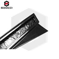 Kit carrosserie latérale en fibre de carbone sèche style MP pour BMW G90 G99 M5, comprenant seuil de porte, panneau latéral, spoiler, lèvre de pare-chocs et séparateur de bas de caisse