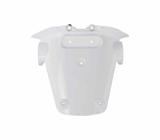 Motorcycle Rear Fender Rear License Plate for Vespa PRIMAVERA 150 SPRINT 150 Bright Black Carbon Fibre White