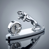 Diffuseur de parfum en alliage de guépard de luxe, diffuseur de parfum à roseaux, désodorisant d'air, ornement élégant pour tableau de bord, parfum de voiture élégant