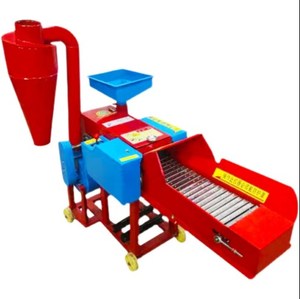 เครื่องบดอาหารสัตว์ไฟฟ้าสำหรับการเกษตร เครื่องบดหญ้าแบบพกพาสำหรับฟาร์ม เครื่องทำอาหารสัตว์ดีเซล เครื่องตัดหญ้าและฟางขนาดใหญ่ - Product Image 2