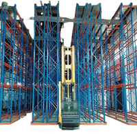 Stockage à haute densité Rfid pièces de rechange entrepôt de palettes Van Racking Vna support de palettes empilables étagères pour matériaux de construction