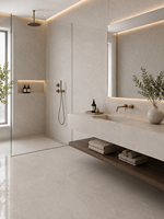 Dalles de marbre beige Gohara certifiées CE, pierre naturelle polie pour revêtement mural, revêtement de sol, projets d'intérieur