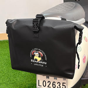 Bolsa de Almacenamiento Trasera Multifuncional con Diseño de Dibujos Animados para Bicicleta, Bolsa Impermeable para Motocicleta, Bolsa para Colgar, Organizador para Casco y Cargador - Product Image 3