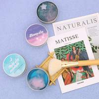 Nettoyant professionnel pour pinceaux et éponges de maquillage, bleu, 60g, solide, marque OEM, avec logo personnalisé, faible MOQ