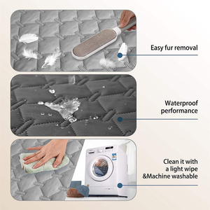 Cama Impermeable de Doble Cara para Perros, Funda Antiarañazos y Antideslizante, Lavable, Manta para Perros, Cachorros y Gatos - Product Image 3