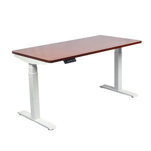 Marco de metal moderno Altura eléctrica ajustable Oficina en casa Pata única <span class=keywords><strong>1motor</strong></span> Escritorio de pie de elevación - Product Image 6