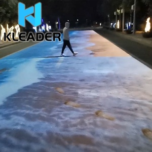 Immersive ảo tầng bãi biển Hologram chiếu mặt đất Hệ thống tương tác 4k chùm chiếu cho ngoài trời/trong nhà sóng nước - Product Image 3