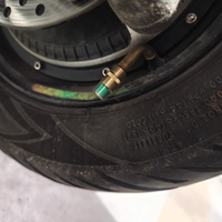 Indikator Tekanan Tutup Katup Monitor Tekanan Ban 36 PSI 2.4 bar Peringatan Tekanan Udara untuk Mobil, Sepeda, dan Truk (4PCS)
