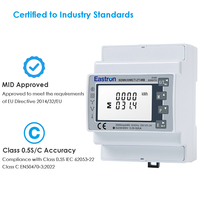 SDM630MCT-2T-MB MID triphasé 1A/5A CT connexion M-Bus Rail DIN compteur électrique pour les solutions de surveillance de l'énergie