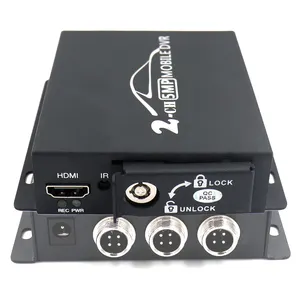 5.0 Mega H.264 1080P 2 CH Mini DVR per auto di dimensioni compatte, supporto per l'archiviazione della scheda SD da 2*512GB