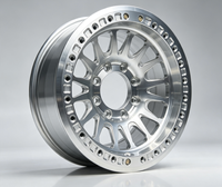 Nouvelles Jantes 4x4 en Alliage d'Aluminium Forgé Beadlock Usinées de Haute Qualité 6x139.7 17x8.5 -10 -28PCD 4*100 5*114 6*114.3 pour Charger