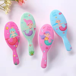 Brosse à cheveux pour bébé de 13 cm, motif de dessin animé, <span class=keywords><strong>licorne</strong></span>, sirène, peignes à cheveux pour enfants - Product Image 2
