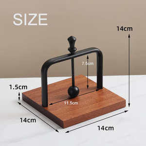 Wholesale Solid Wood Napkin Holder Restaurant Tissue Box Cafe <b>Tabletop</b> Dispenser Hotel Desktop Organizer Decorative <b>Storage</b> - Product Image 3