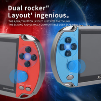 Console de jeu portable avec écran de 7 pouces, lecteur de jeux vidéo portable sans caméra, compatible avec les jeux GBC, modèle X12