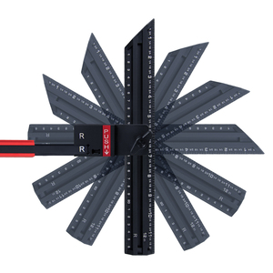 Chuyên nghiệp tự làm hợp kim nhôm cầu thang Tread mẫu công cụ để đo Jig risers tường phân vùng Kệ tầng cầu thang - Product Image 5