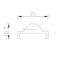 Lentille diffuseur extrudée de lumière led acrylique optique PMMA couvercle de lentille linéaire transparent pour canal de profils de lumière de bande led