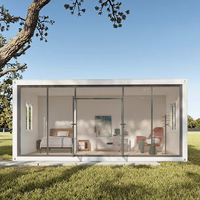 Maison mobile modulaire portable, maison préfabriquée détachable, conteneur de haute qualité, dortoir avec salle de bain et toilettes
