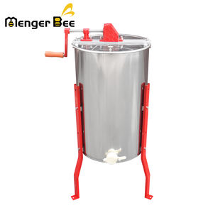 เครื่องสกัดน้ำผึ้ง/เครื่องหมุนเหวี่ยง3เฟรมทำจากสเตนเลสด้วยมืออุปกรณ์สำหรับเลี้ยงสัตว์ - Product Image 1