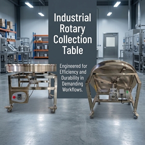 Bandeja Giratoria de Acero Inoxidable <span class=keywords><strong>para</strong></span> <span class=keywords><strong>Mesa</strong></span> de Colección, Diseño Antideslizante <span class=keywords><strong>para</strong></span> Servir Alimentos y Organización de Líneas de Producción de Empaque - Product Image 5