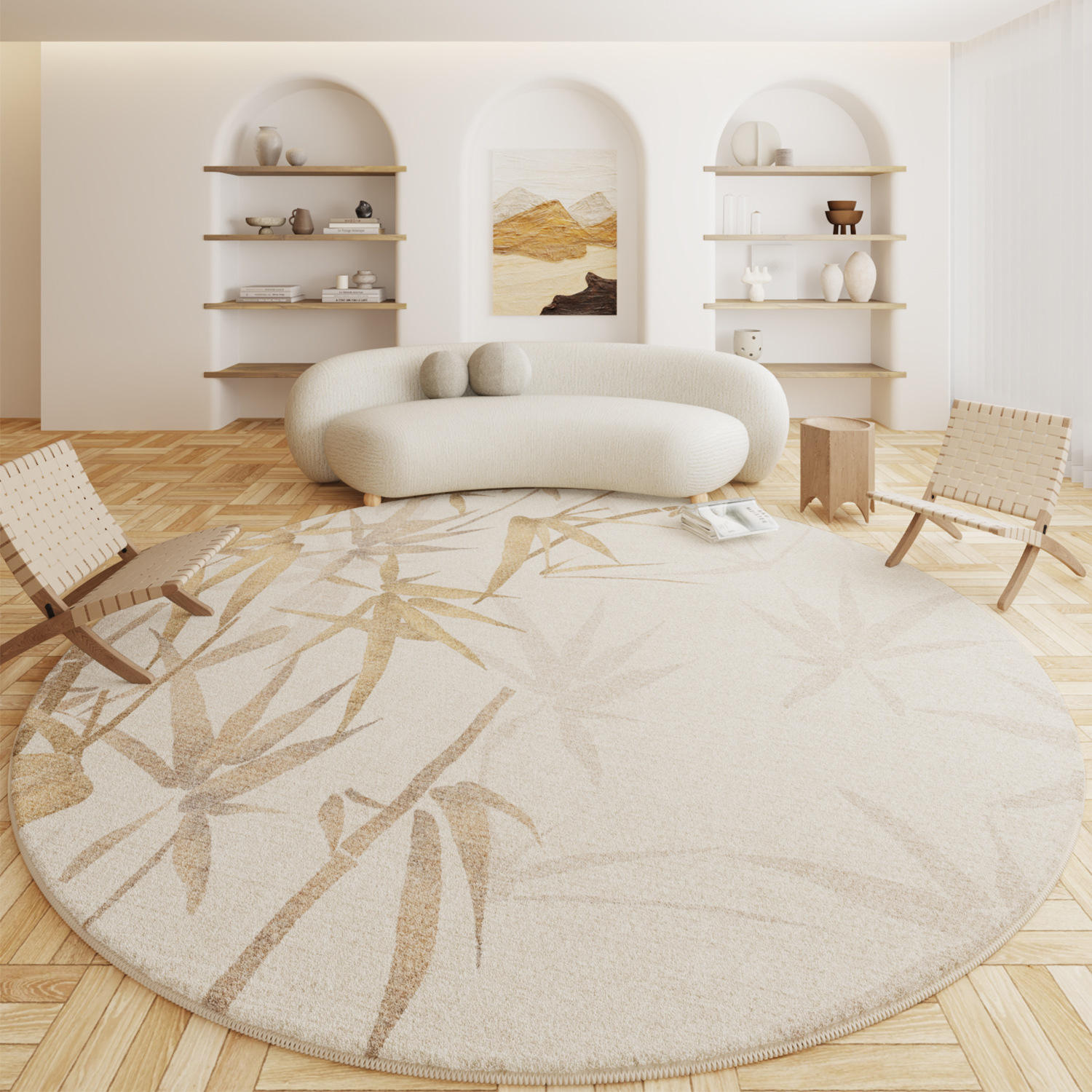 Round-Wabi-Sabi Oriental-Wakatani