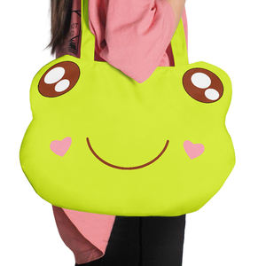 กระเป๋าโท้ทช้อปปิ้งพับได้ทำจากอะนิเมะรีไซเคิลได้รูปร่างพิเศษโลโก้ที่กำหนดเอง - Product Image 6