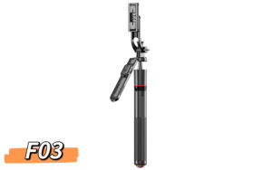 Trépied perche à <span class=keywords><strong>selfie</strong></span> extensible F03 1,74 m avec poignée d'équilibrage, 360° °   Rotation, interface 1/4'', télécommande Bluetooth pour téléphone et appareil photo - Product Image 4