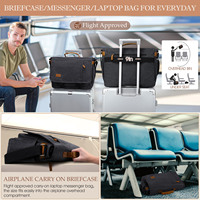 Sac de messager en cuir de toile de mode décontractée pour hommes avec la fermeture de ficelle mallette d'ordinateur portable sac à bandoulière de voyage extérieur