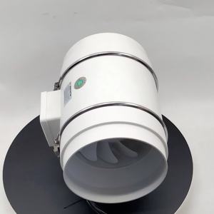 Ventilateur d'extraction circulaire à turbine de 250 mm de marque de logo personnalisé en usine pour fumoir - Product Image 2