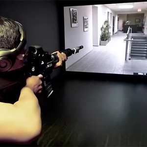 子供と大人のための6in1インタラクティブ射撃ゲームシミュレーター銃のおもちゃ仮想銃の銃の銃のピストルマルチゲームアーケードマシン - Product Image 1