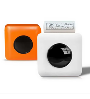 Imprimante Thermique Portable Sans Encre, Imprimante d'Étiquettes de Poche 200dpi USB pour Notes d'Étudiant, Photos, Codes-Barres, Impression DIY de Journaux et Stock