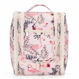 Trousse de Toilette Suspendue pour Voyage, Grande Capacité, Organisateur de Cosmétiques avec Compartiment Humide Anti-Fuite, Sac de Toilette Étanche - Product Image 1