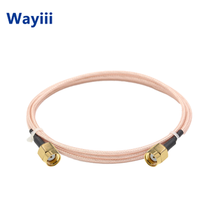 Wayiii RG316 coaxiale kabelassemblage, aanpasbaar, 6GHz microgolfcommunicatiekabel met RPSMA mannelijk naar RPSMA mannelijk, afgeschermd - Product Image 5