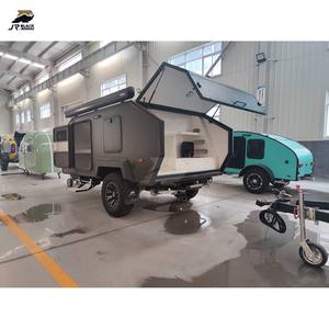 Camping Vans Mini Lite Camper Pop Up Roof Rvs Campeurs Sprinter 4x4 Remorque fermée Petite fourgonnette de remorquage hors route - Product Image 1