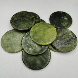 แผ่นรองใต้ตาหยกกลมสีเขียวขัดเงา 50 มม. สำหรับช่วยต่อขนตา - Product Image 3