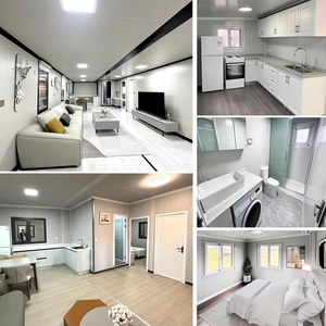 Atlas BIPV Solarenergie-Speichercontainerhaus 20ft 40ft Doppelflügel Erweiterbares Faltbares Haus <span class=keywords><strong>2</strong></span>-<span class=keywords><strong>3</strong></span> Schlafzimmer mit Küche - Product Image 6