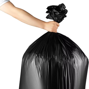 55-60 Gallon Trash <b>Bags</b> Heavy Duty Bulk 150 <b>Pack</b> Large Garbage <b>Bags</b> Big Black Commercial Trash Can Liners - Product Image 1