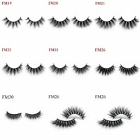 Cils naturels Onlyall 3/4 courts et vaporeux 12 mm, sans cruauté, bande en coton ultra-fine, faux cils, aspect naturel H20
