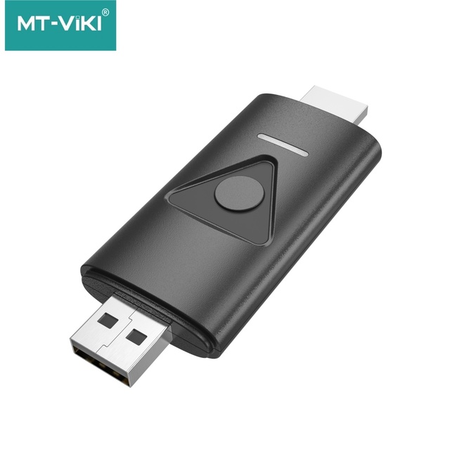 1080P 60Hz Compatible Display Adapter Audio Video Transmitter Receiver Wireless Hdmi or Usb Output 15M Wireless Transmission