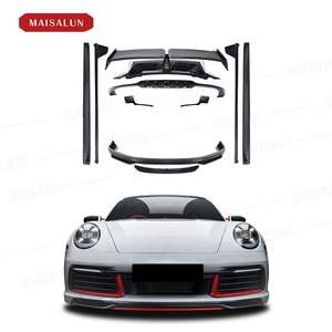 Alta vendita <span class=keywords><strong>T</strong></span> stile fibra di carbonio minigonne laterali con labbro anteriore spoiler per <span class=keywords><strong>Porsche</strong></span> 911 991.2 aggiornamento <span class=keywords><strong>T</strong></span> style kit - Product Image 2