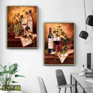 <span class=keywords><strong>Pintura</strong></span> al óleo Retro europea moderna, restaurante americano, <span class=keywords><strong>Mural</strong></span> creativo, decoración de pared, <span class=keywords><strong>pintura</strong></span> colgante de pared para <span class=keywords><strong>Interior</strong></span> elegante - Product Image 2