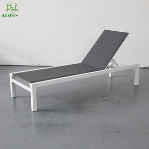 Hôtel balcon lit de soleil mobilier d'extérieur Patio Chaise longue lit en aluminium transat plage chaises longues pour piscine - Product Image 4