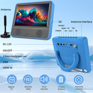 Mini <span class=keywords><strong>TV</strong></span> Portatile Digitale Ricaricabile 7.0 Pollici, Vendita all'Ingrosso - Product Image 2