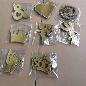 Innovativer Wanddekorationsspiegel aus Gold-Acryl mit englischen Buchstaben – DIY 3D-Dekoration für Wohnzimmer, Schlafzimmer und Unternehmen - Product Image 6