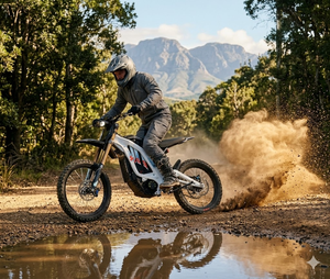 2026 Lbx <b>72v</b> <b>Battery</b> White 10kw Dirt Bike Motorcycle 80km/h for Adult 1. Increased Power Improved Accelerationperformance - Product Image 1