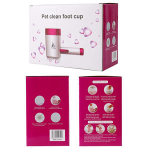 Nettoyeur de pattes pour animaux de compagnie, portable, automatique, avec poignée ergonomique, sans batterie, brosse à pattes pour animaux de compagnie, pour un nettoyage facile - Product Image 2