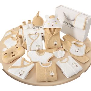 Ensemble Vêtements Nouveau-né Style Quatre Saisons 22~26 Pièces, Robes Pure Coton pour Bébé, Coffret Cadeau Nouveau-né - Product Image 5